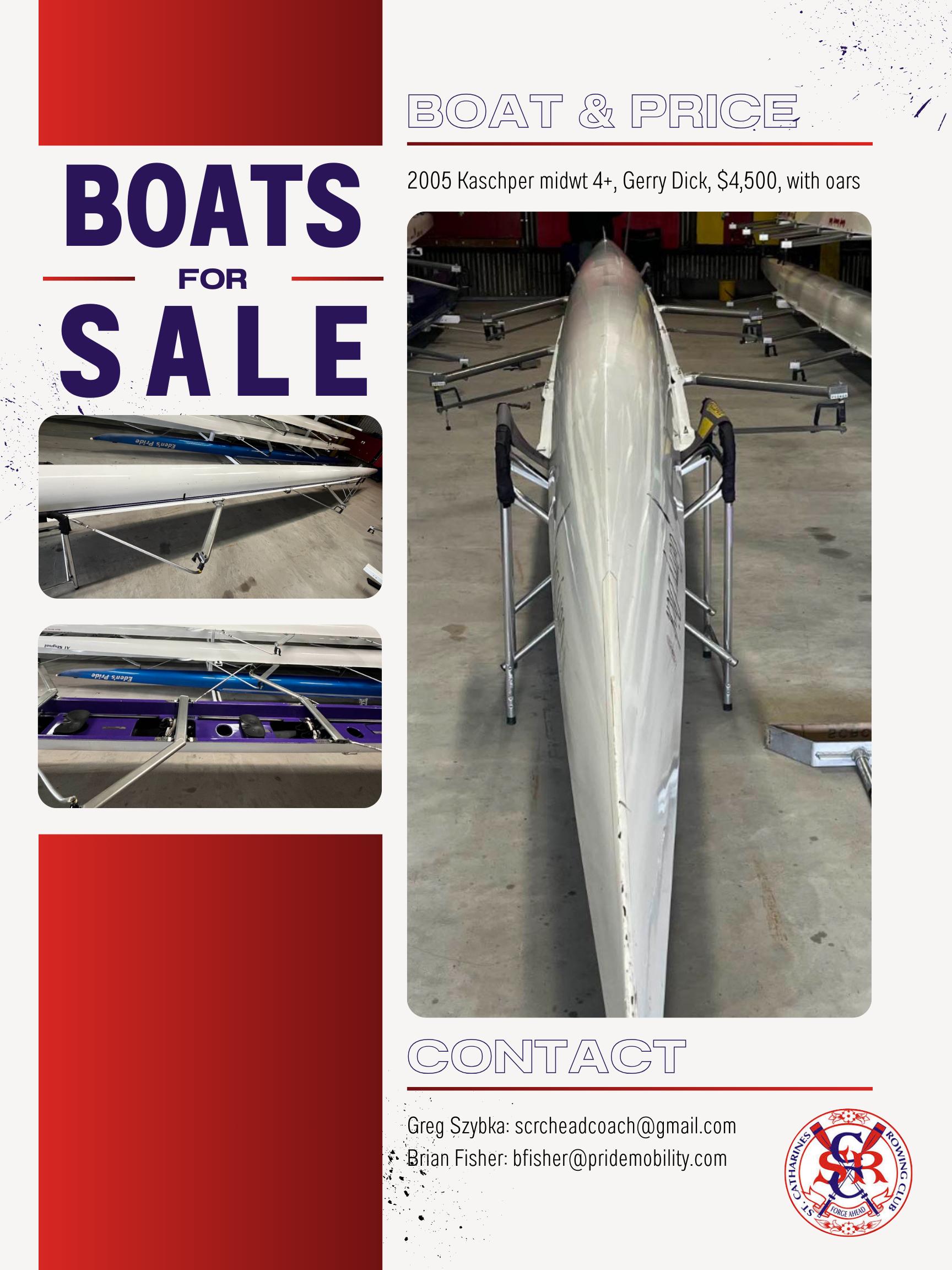 2005 Kaschper midweight 4+, “Gerry Dick”, for sale